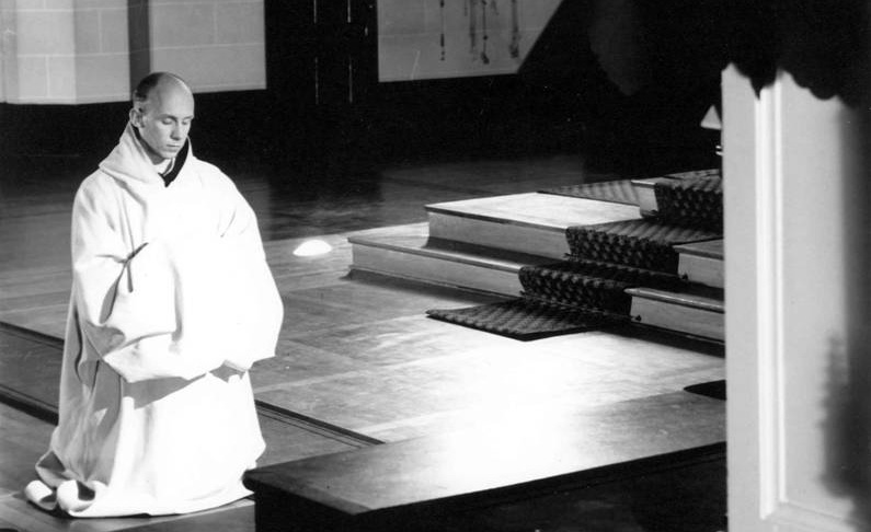 Photograph of Thomas Merton on his ordination day - May 26 1949. Used with permission of the Merton Legacy Trust and the Thomas Merton Center at Bellarmine University.