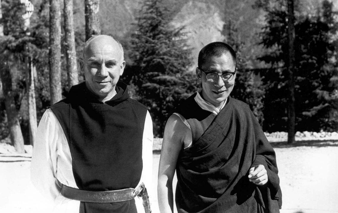 Thomas Merton with the Dalai Lama. Used with permission of the Merton Legacy Trust and the Thomas Merton Center at Bellarmine University.