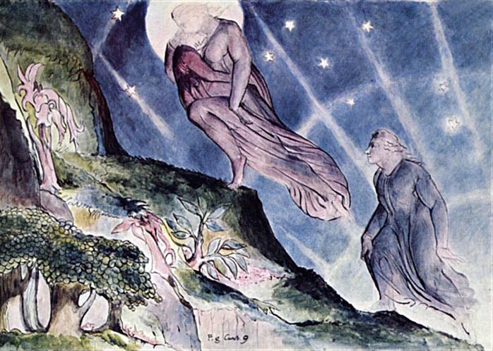 William Blake’s illustration to Canto 9