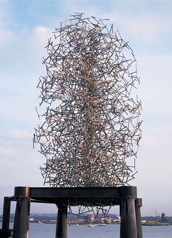 Antony Gormley’s ‘Quantum Cloud’ installation