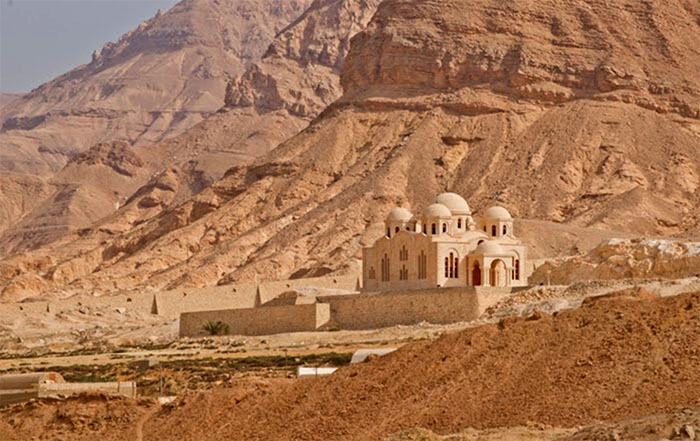 The Monastery of St Anthony in the East Egyptian desert