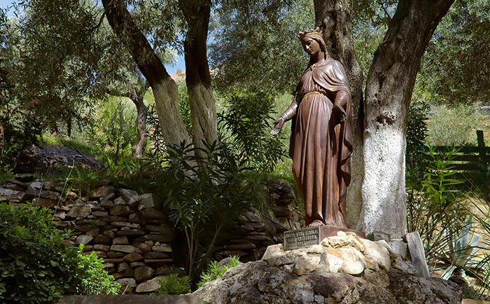 Virgin Mary Statue in Ephesus