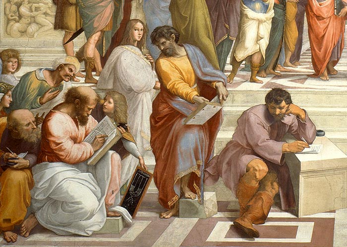 Detail from ‘The School of Athens’ by Raphael