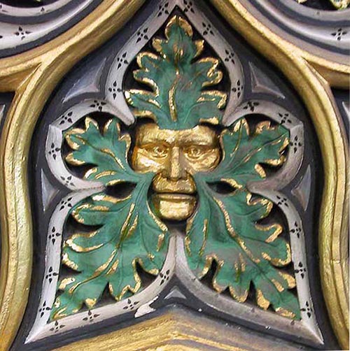 The Green Man at Westminster Abbey