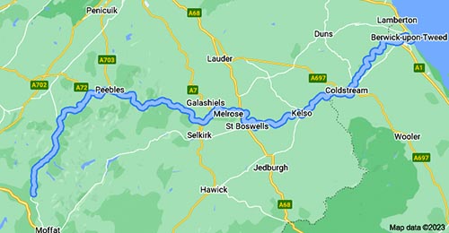 River Tweed map