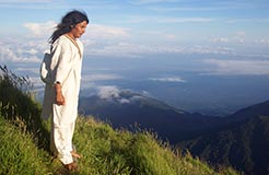 Kogi Indian on mountain top