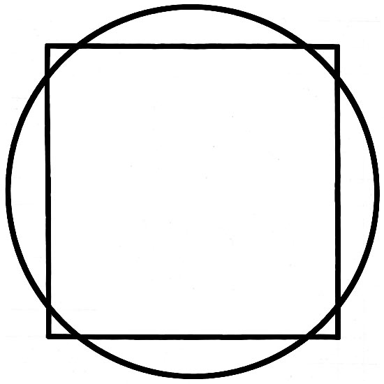 Circle and square