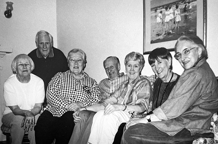 Rosemary with the founders Wellspring House in 2007