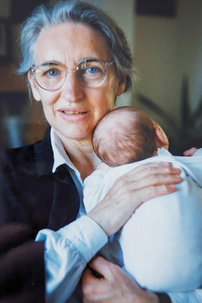 Rosemary with grandchild Bibi, 1997