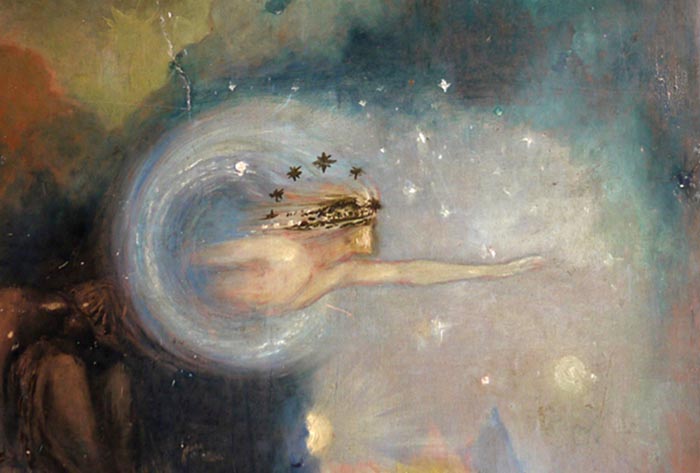 George William Russell: painting: detail from a Theosophical mural