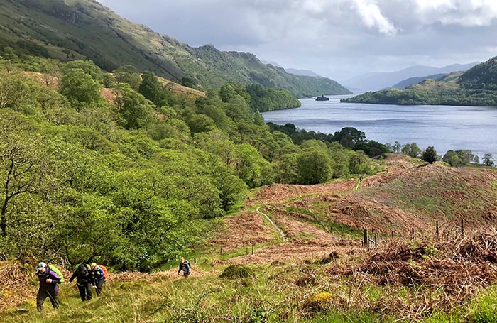 Doughnot Video 1 Overlay Northern Loch Lomond seen from the West Highland Way