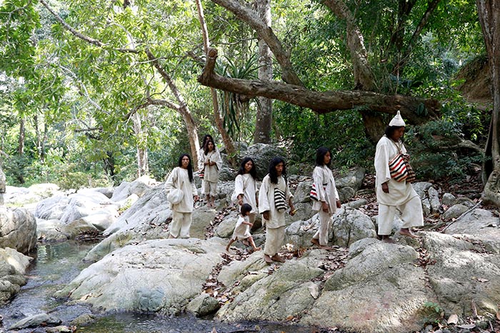 Kogis in Columbia, Sierra Nevada de Santa Marta