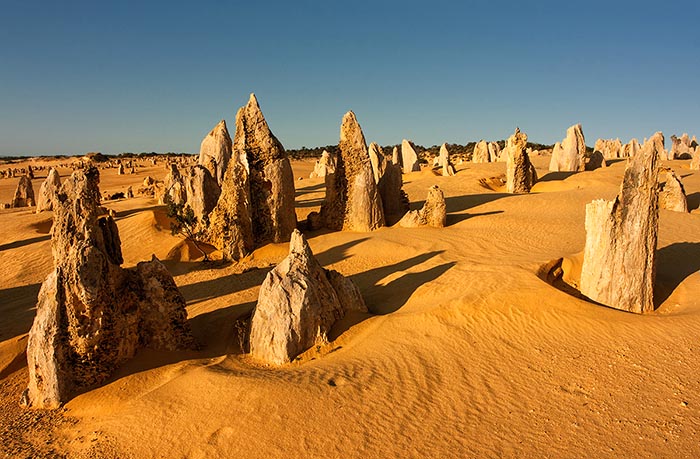 The Pinnacles Desert in Nambung National Park, Western Australia