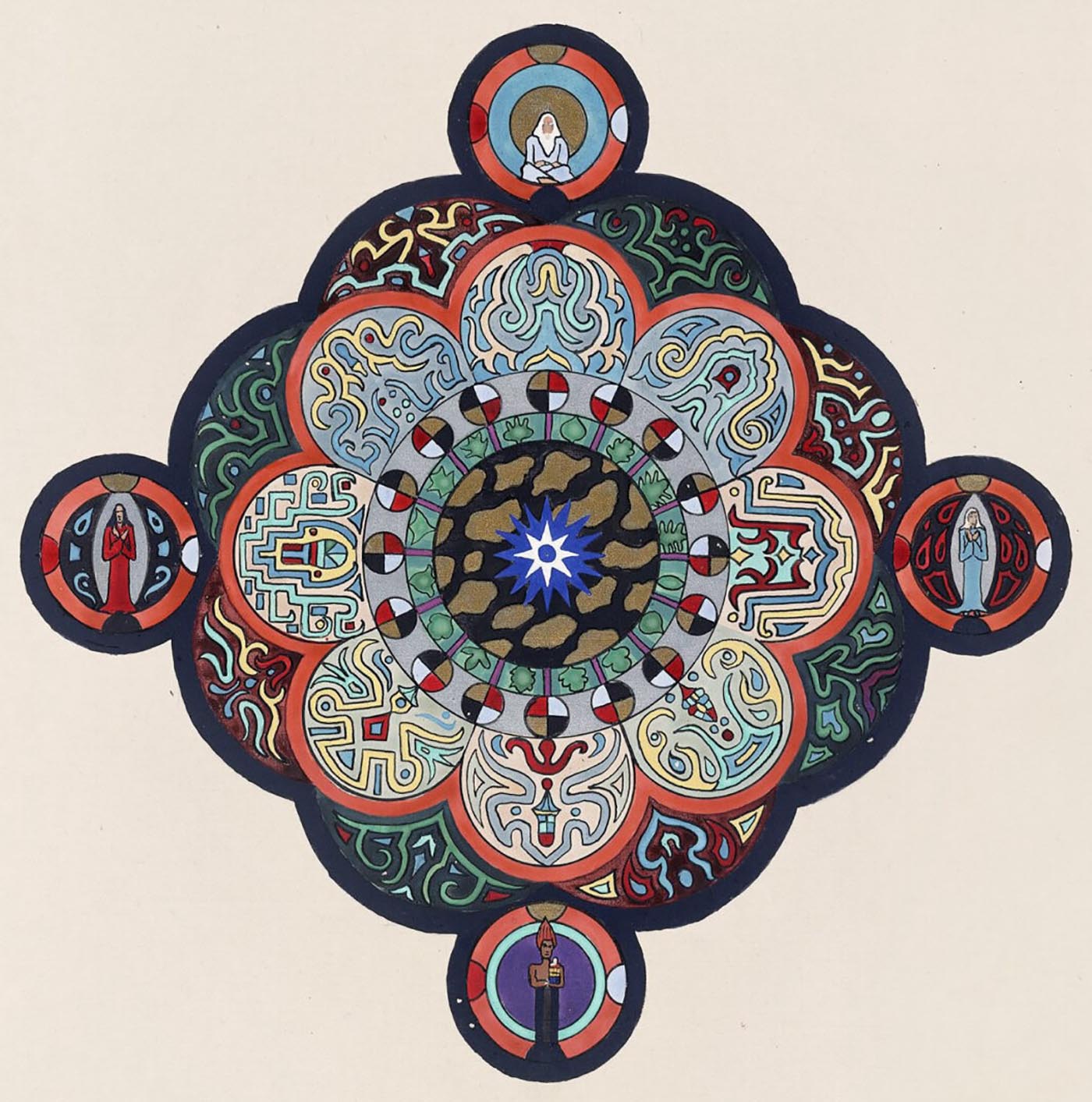 Mandala from ‘The Red Book’, page 105 