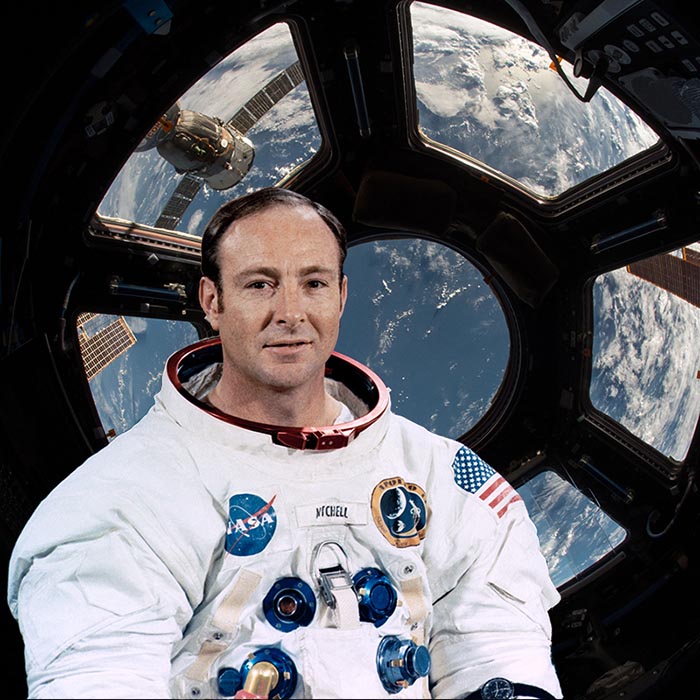Astronaut Edgar Mitchell