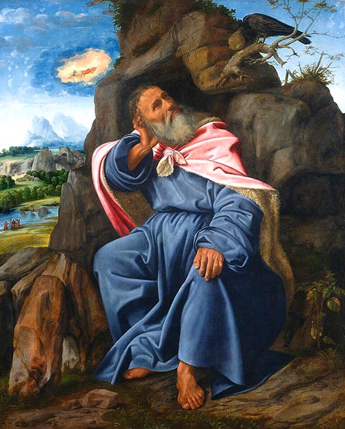 Elijah Fed by the Ravens by Giovanni Girolamo Savoldo (1480–1548)