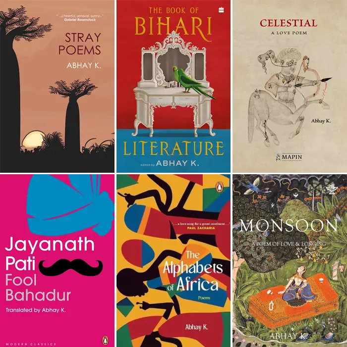 Abhay K. book covers